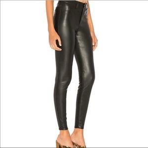 NWOT Free People Faux Leather Pants Skinny Fit High arise